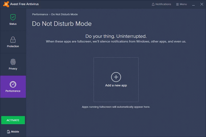 Avast Antivirus — captura de tela 5